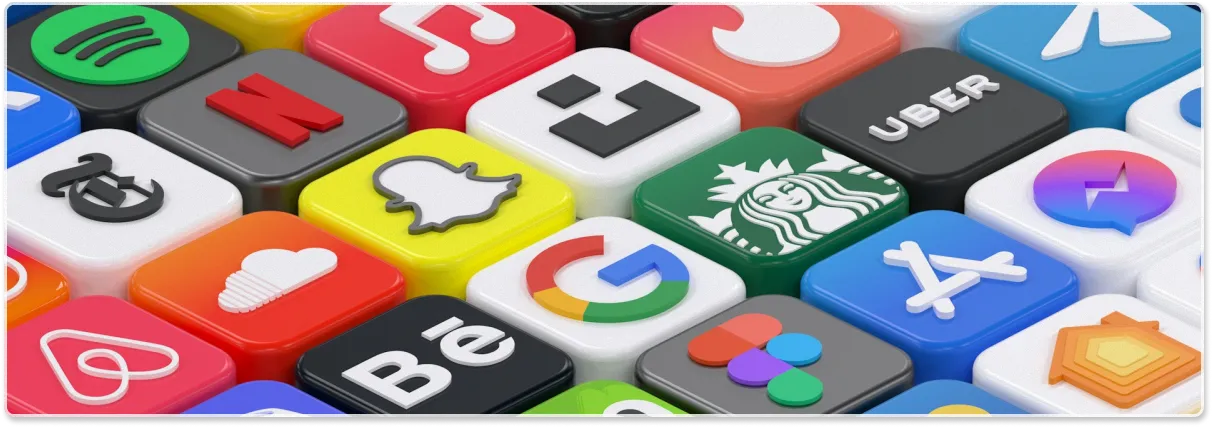 Colorful Social Media Icons